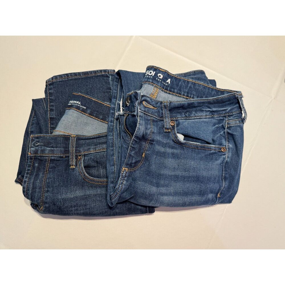Lot of 2 Womens Jeans Size 8 Short Old Navy Original Mid-Rise & Sonoma Denim Mix